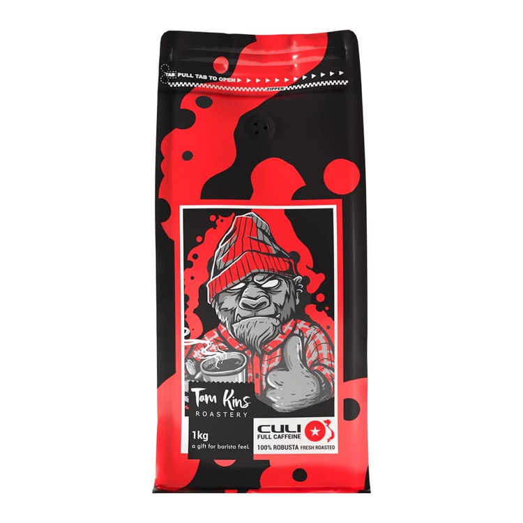 قهوه روبوستا ۱۰۰% کولی قرمز تام کینز