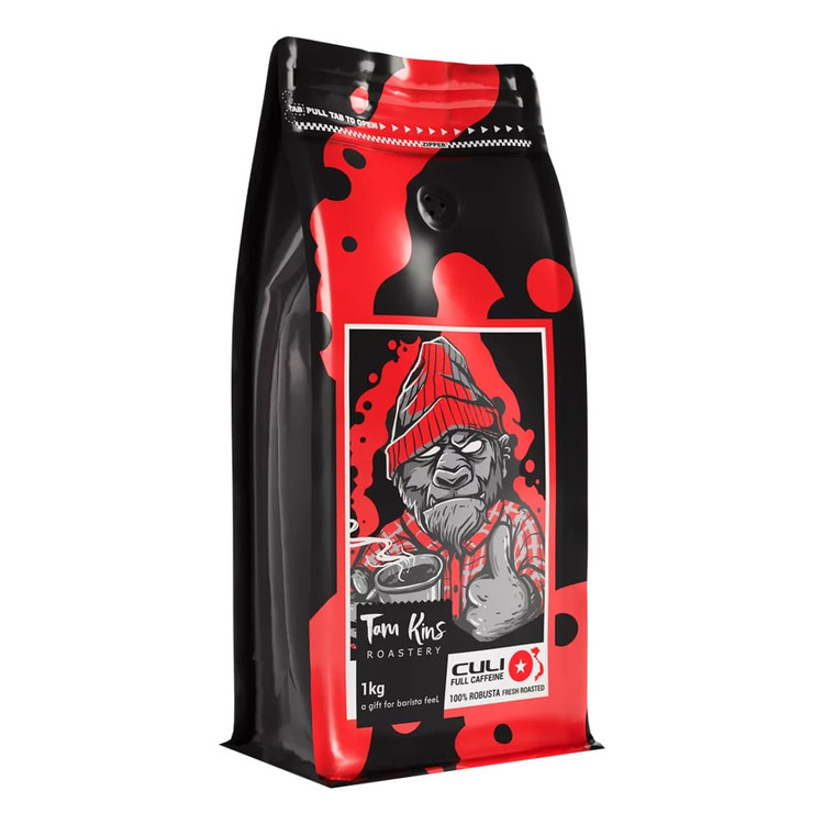 قهوه روبوستا ۱۰۰% کولی قرمز تام کینز