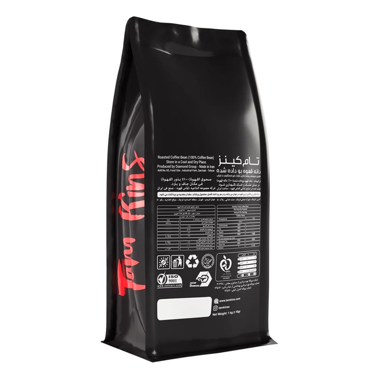 قهوه روبوستا ۱۰۰% کولی قرمز تام کینز